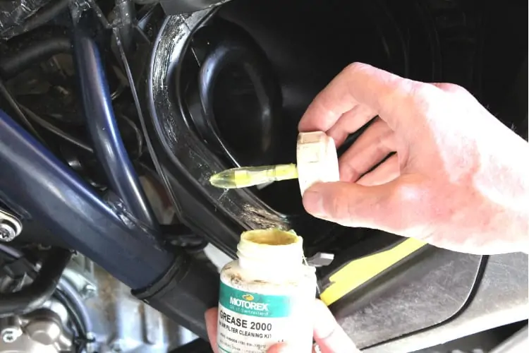 ATV engine air filter